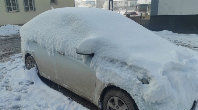 Sivas'ta soğuk hava etkili oldu