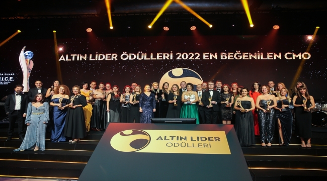 Türkiye'nin "En Beğenilen CMO Altın Liderleri" ödüllerine kavuştu