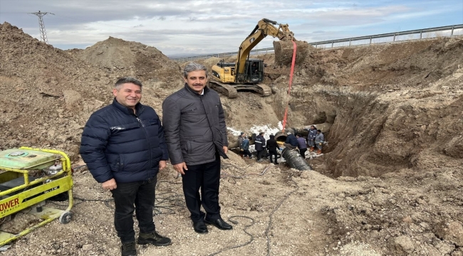 Yozgat Belediyesi 850 metre su ishale hattını yeniledi